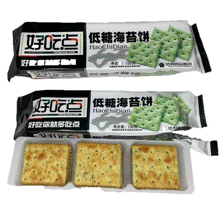 Daliyuan low-sugar seaweed cake 130g (sesame, vegetable, calcium milk, scallion and other flavors)